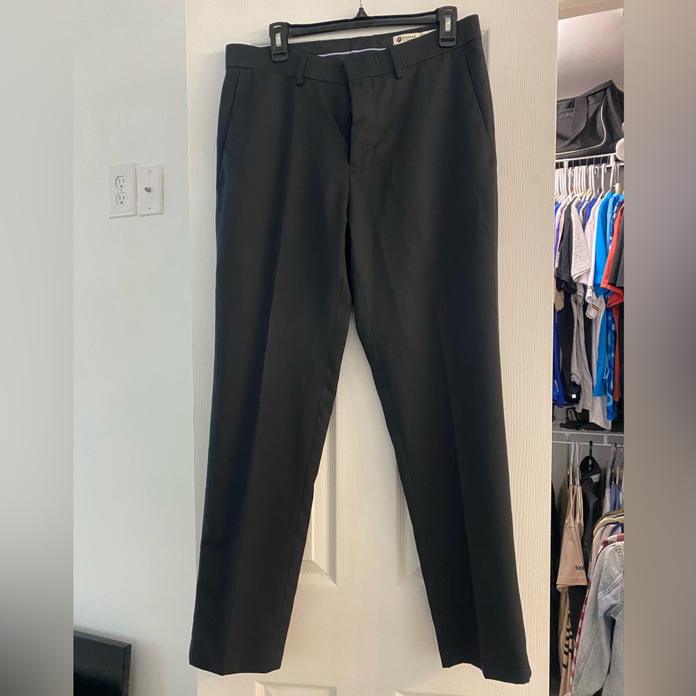 Black Haggar Slim Eclo Stretch Slacks- 32 X 30